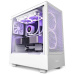 NZXT skříň H5 Flow edition / 2x120 mm fan / USB 3.0 / USB-C 3.1 / průhledná bočnice / mesh panel / bílá