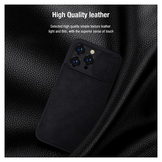 Nillkin Qin book pro Pouzdro pro apple iphone 14 pro black