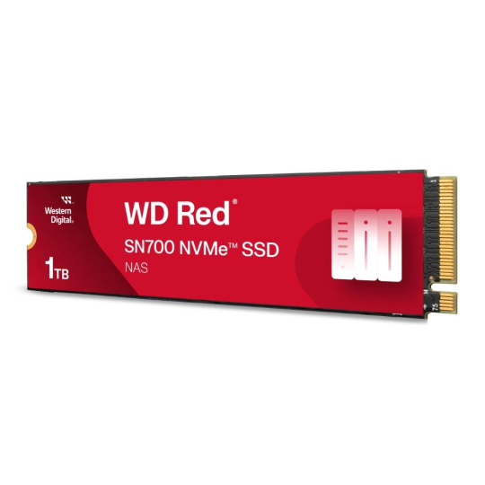 WD RED SSD NVMe 1TB PCIe SN700 Powered by SanDisk, Geb3 8GB/s, (R:3430/W:3000 MB/s) TBW 2000