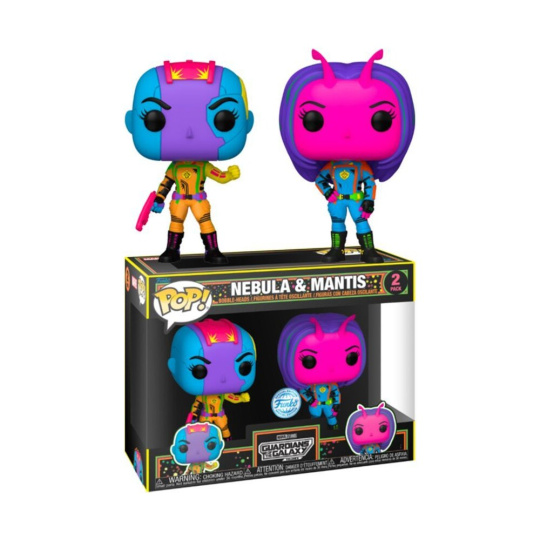 Funko POP! Marvel: Guardians of the Galaxy Vol. 3 Nebula & Mantis 2pack (2 figurky) (BLKLT)