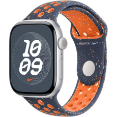 Apple Watch 49/46/45/44mm Blue Flame sportovní řemínek Nike M/L