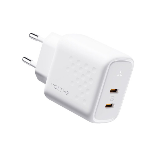 Voltme Revo 45 Duo USB-C nabíječka (45W) bílá