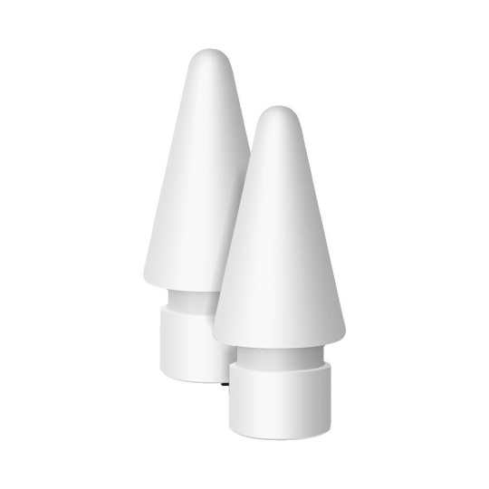 Tactical Roger Pencil Pro 2.0/Apple Pencil náhradní hroty bílé (2 ks)