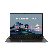ASUS NTB Zenbook 14 (UM3406GA-OLED171W), AI 5 430, 14" WUXGA, 16GB, 512GB SSD, Radeon, W11 Home, Jade Black