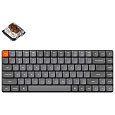 Keychron K3 Max Gateron Low Profile Brown bezdrátová herní klávesnice (US) šedočerná