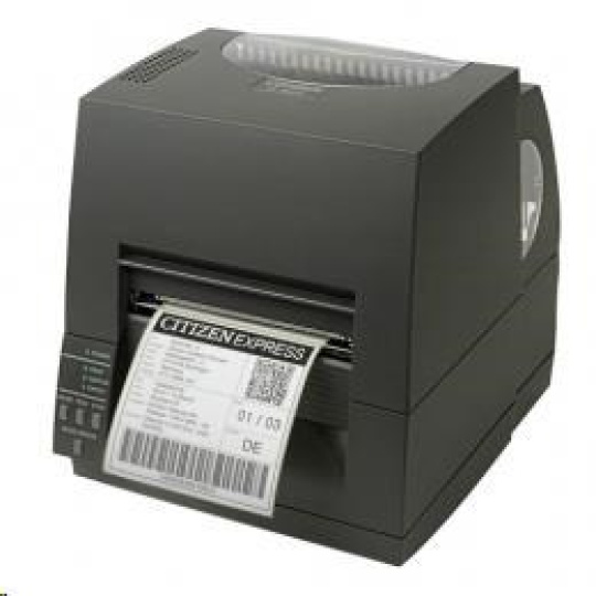 Citizen CL-S621II, 8 dots/mm (203 dpi), EPL, ZPL, Datamax, multi-IF (Ethernet, Premium), black