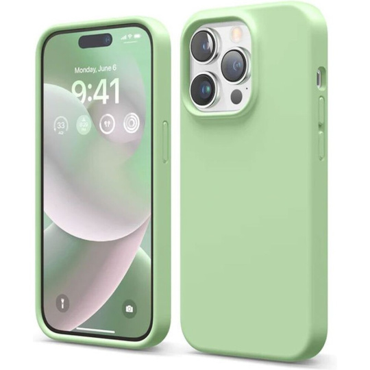 elago Silicone Case pro iPhone 14 Pro Pastel Green