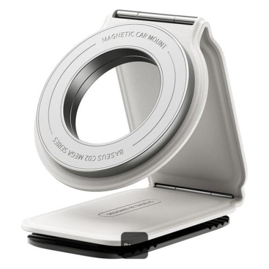 Baseus PrimeTrip C02 magnetický držák do auta na palubní desku bílý Baseus PrimeTrip C02 magnetický držák do auta na palubní desku bílý