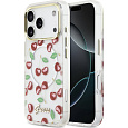 Guess IML Glitter Cherry MagSafe kryt iPhone 17 Pro