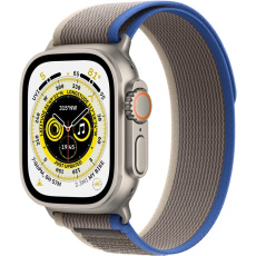 Apple Watch Ultra 49mm titanová s modrošedým trailovým tahem M/L