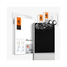 Spigen Glass tR EZ Fit Optik Pro HD sklo Samsung Galaxy Z Flip7 černé (2 ks) Spigen Glass tR EZ Fit Optik Pro HD sklo Samsung Galaxy Z Flip7 černé (2 ks)