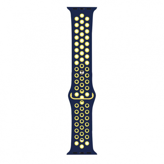 RhinoTech sportovní řemínek pro Apple Watch 38 / 40mm Modro-žlutý