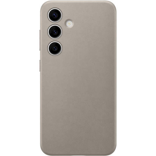 Samsung Vegan Leather Case Galaxy S24 Taupe