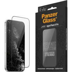 PanzerGlass Ceramic tvrzené sklo Apple iPhone 15 Pro s instalačním rámečkem