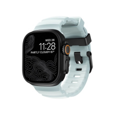 Nomad Rocky Point Bandřemínek Apple Watch 49/45/44/42mm černý/ledově modrý Nomad Rocky Point Bandřemínek Apple Watch 49/45/44/42mm černý/ledově modrý
