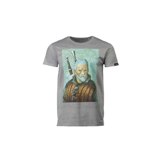 Tričko The Witcher - Geralt Van Gogh Art XXL