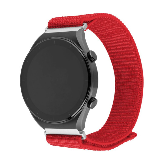 FIXED Nylon Sporty Strap řemínek s Quick Release (22mm) červený