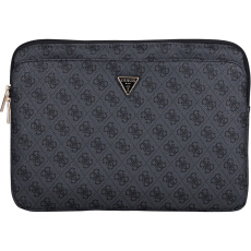 Guess PU 4G Triangle Logo obal pro notebook 14" černý