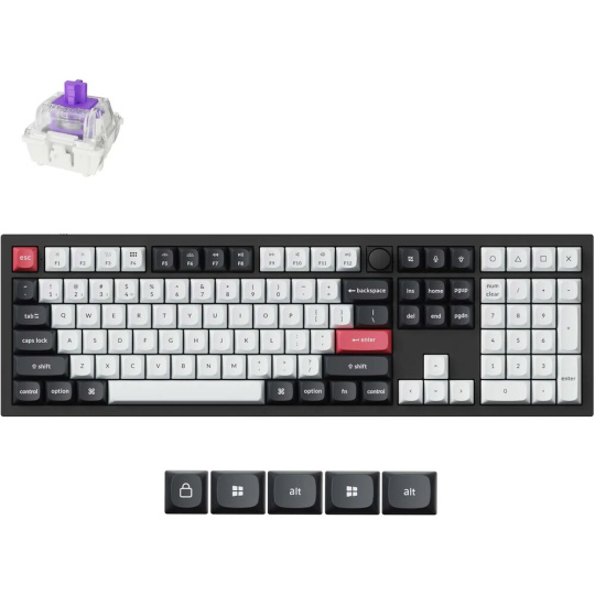 Keychron Q6 HE herní klávesnice (US) černá