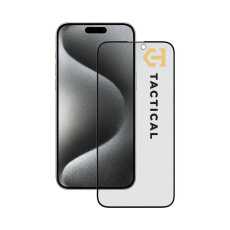 Tactical Glass Shield Privacy Stealth 5D sklo Apple iPhone 15 Pro Max černé
