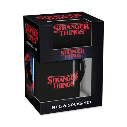 Dárkový set Stranger Things (hrnek a ponožky) Dárkový set Stranger Things (hrnek a ponožky)