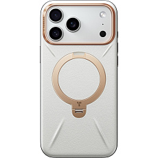 Torras Ostand Q3 VegSkin MagSafe kryt iPhone 17 Pro pearl gray