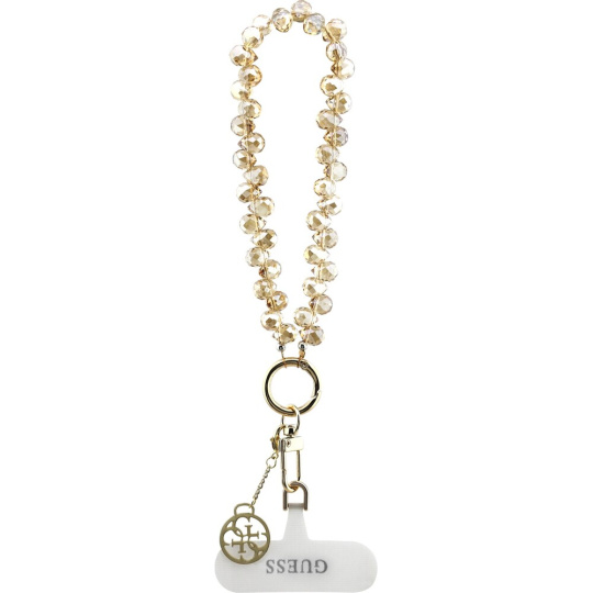 Guess univerzální popruh na ruku Crystals 4G Charm zlatý