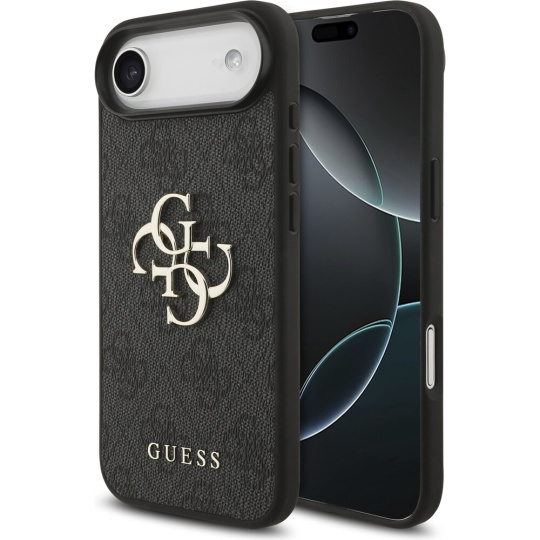 Guess PU 4G Metal Logo kryt iPhone Air šedý