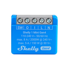 Shelly Gen4 1 Mini, spínací modul, WiFi