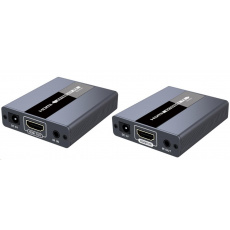PREMIUMCORD HDMI extender na 120m přes jeden kabel Cat5/6, bez zpoždění PREMIUMCORD HDMI extender na 120m přes jeden kabel Cat5/6, bez zpoždění
