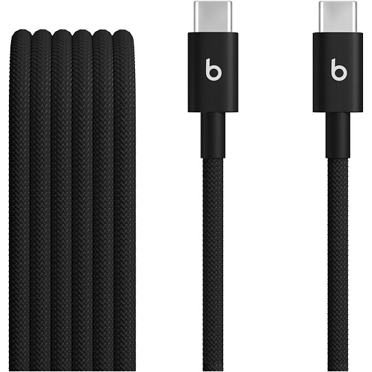 Apple Beats USB-C/USB-C napájecí kabel 240W 3m sytě černý