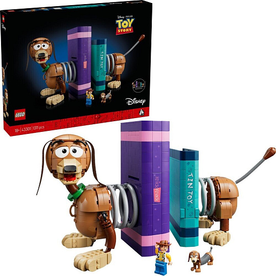 LEGO Disney 43301 Knižní zarážky: Slinky z filmu Toy Story