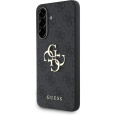 Guess PU 4G Metal Logo kryt Samsung Galaxy A56 šedý