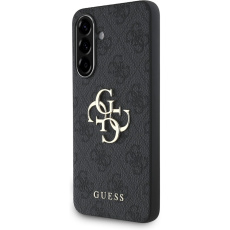 Guess PU 4G Metal Logo kryt Samsung Galaxy A56 šedý