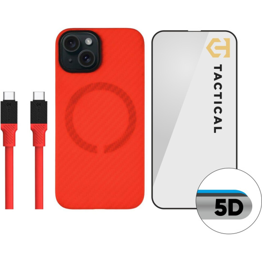 Tactical Red Limited Edition Combo pro Apple iPhone 15 červené