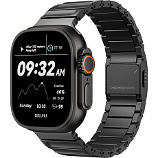 Aulumu C01 Hi-Per Titanium Alloy řemínek Apple Watch Ultra Black