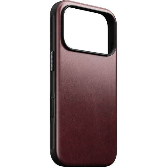 Nomad Modern Leather Case (Horween) MagSafe kožený kryt iPhone 17 Pro Burgundy