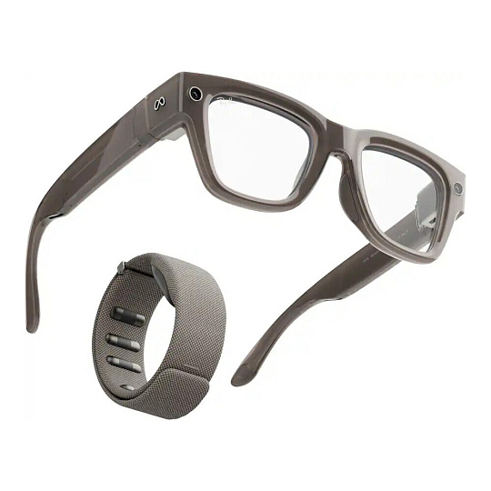 Meta RAY-BAN Display (Standardní) chytré lesklé brýle (zatmavovací čiré/šedé) šedé Meta RAY-BAN Display (Standardní) chytré lesklé brýle (zatmavovací čiré/šedé) šedé