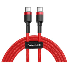Baseus Cafule kabel USB-C PD 2.0 60W (20V/3A) 1m červený