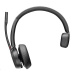 Poly Voyager 4310 MS Teams bezdrátová náhlavní souprava, BT700 USB-C adaptér, mono, nabíjecí stojánek