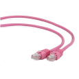 GEMBIRD kabel patchcord Cat5e UTP 0,5m, růžový