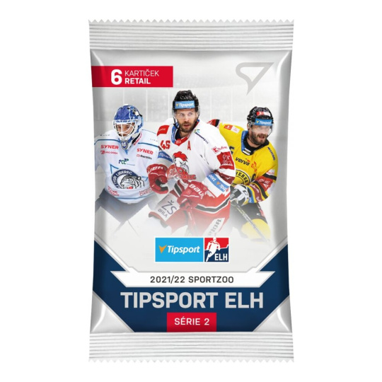 Hokejové karty SportZoo - Retail balíček Tipsport ELH 21/22 – 2. série