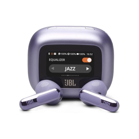 JBL Live Flex 3 bezdrátová sluchátka TWS fialová