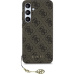 Guess 4G Charm kryt Samsung Galaxy S24 FE hnědý