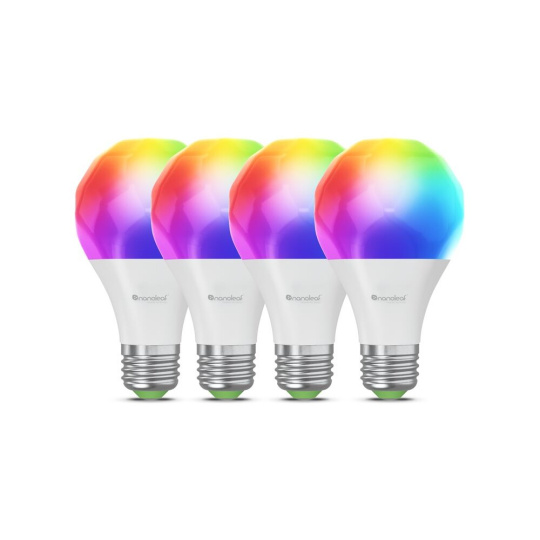 Nanoleaf Matter Wi-Fi A19 Smart E27 Bulb chytrá žárovka 4 Pack