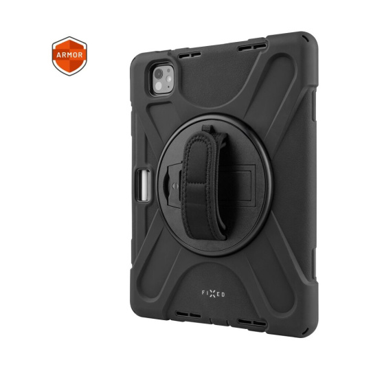FIXED Rugged Tab Case odolné pouzdro se stojánkem iPad Pro 11" (2024) černé