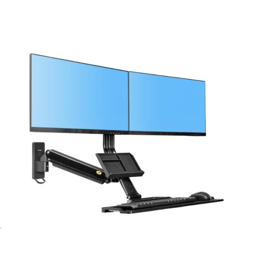 Držák na 2 monitory a klávesnici Fiber Mounts MC27-2AB