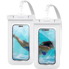 Spigen Aqua Shield voděodolné pouzdro A601 2 Pack bílé