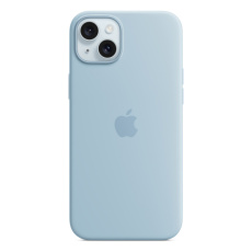 Apple silikonový kryt s MagSafe na iPhone 15 Plus světle modrý