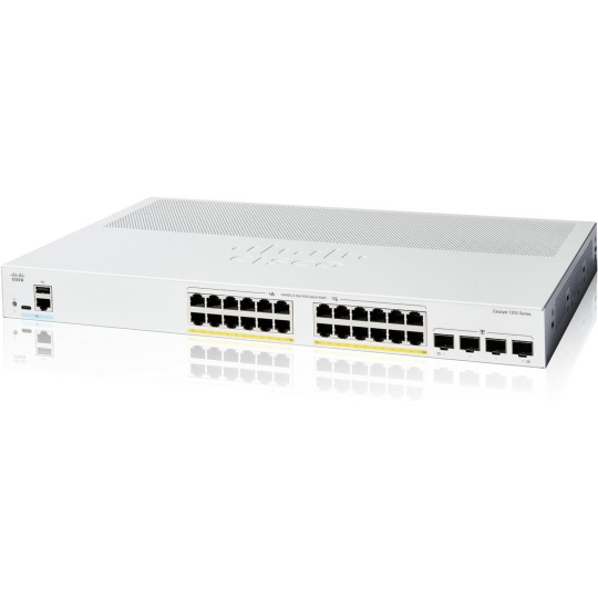 BAZAR - Cisco Catalyst switch C1200-24P-4X (24xGbE,4xSFP+,24xPoE+,195W,fanless) - REFRESH - rozbaleno BAZAR - Cisco Catalyst switch C1200-24P-4X (24xGbE,4xSFP+,24xPoE+,195W,fanless) - REFRESH - rozbaleno